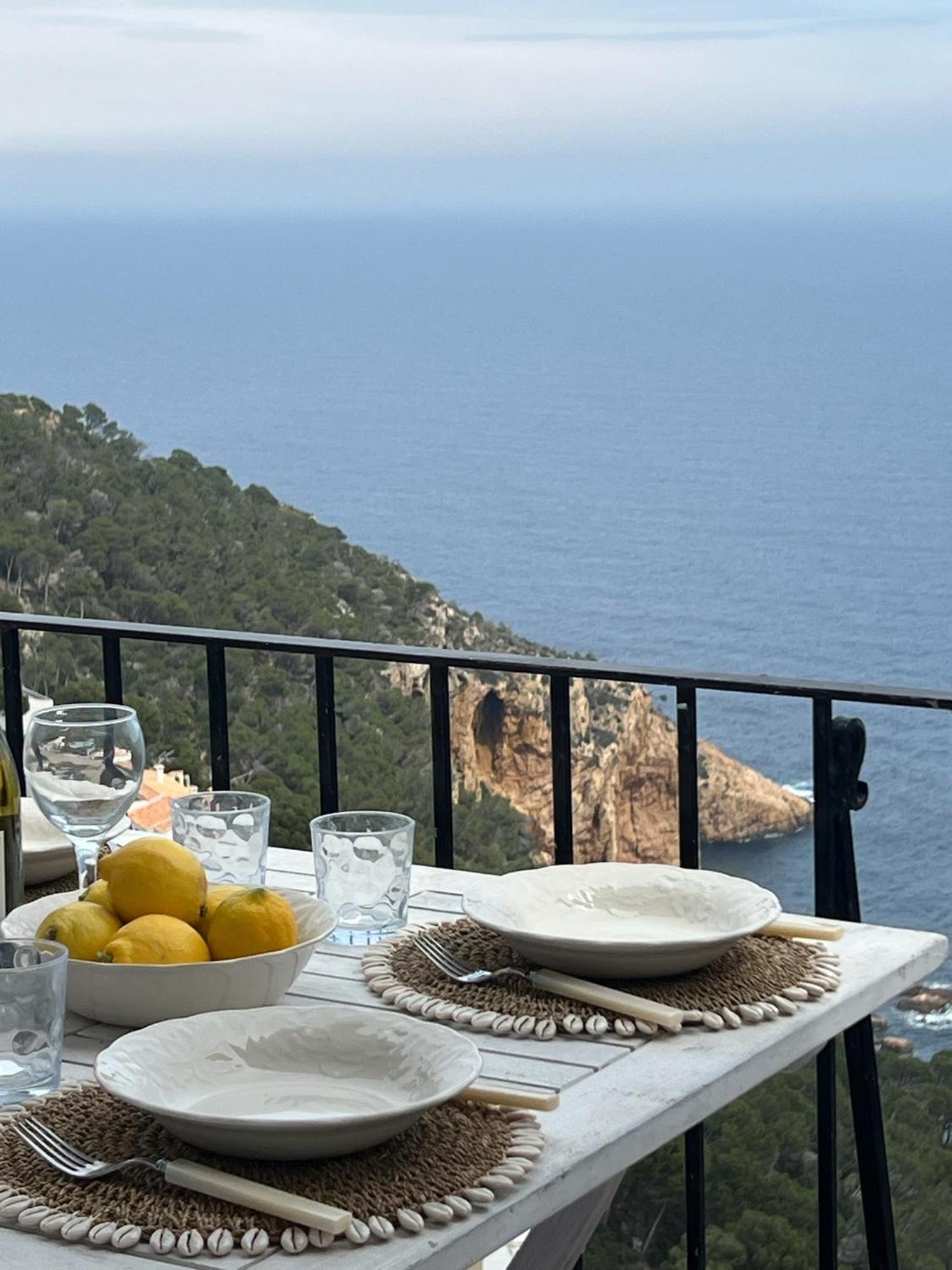 Casa Blanca De Begur Con Vistas Al Mar Y Piscina Villa Eksteriør billede